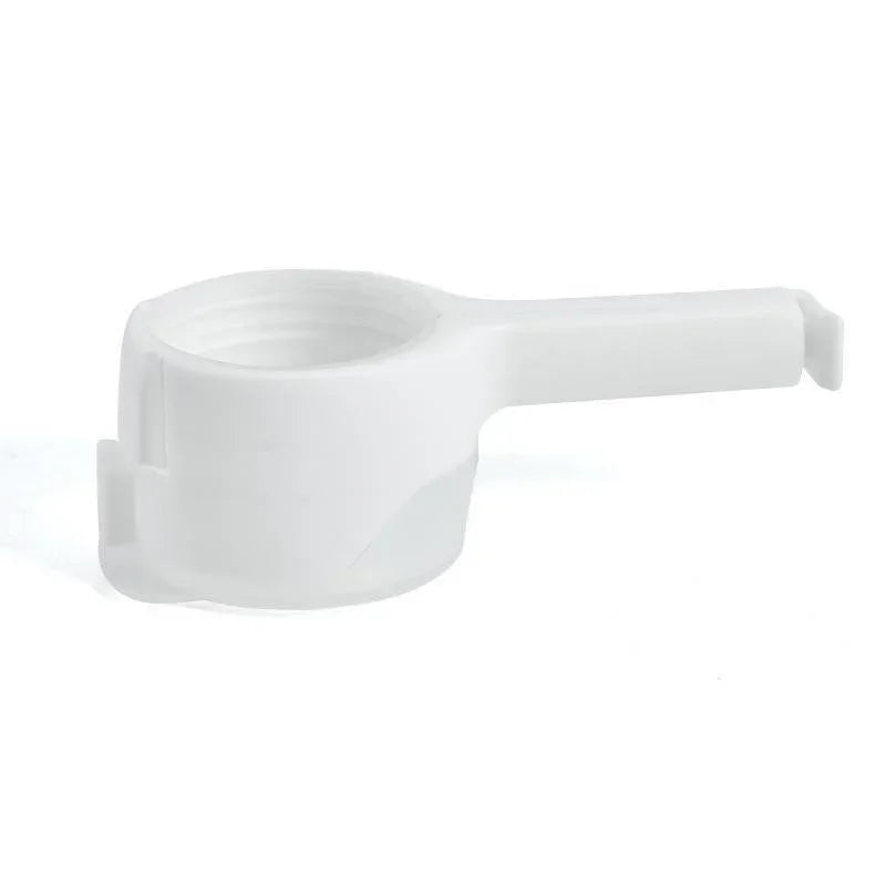 Food Storage Bag Clips with Pour Spouts - Kitchen Chip Sealer Clips, Plastic Cap for Freshness