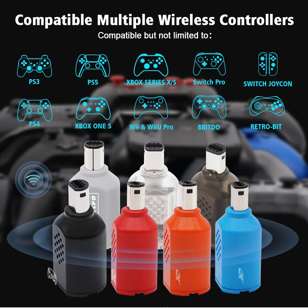 RetroScaler BlueRetro Wireless Adapter – GameCube NGC Controller to PS3/PS4/PS5 & Switch Pro / Gamesir T4 Pro