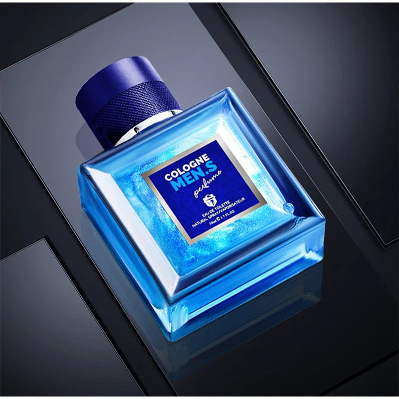 Blue Genuine Men’s Perfume, Citrusy Fresh Flowers & Fruits Fragrance, Long-Lasting Eau De Toilette