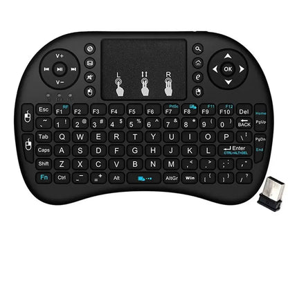 I8 2.4G Mini Wireless Keyboard – Air Mouse Touchpad Remote for Android TV Box, PC & Smart TV
