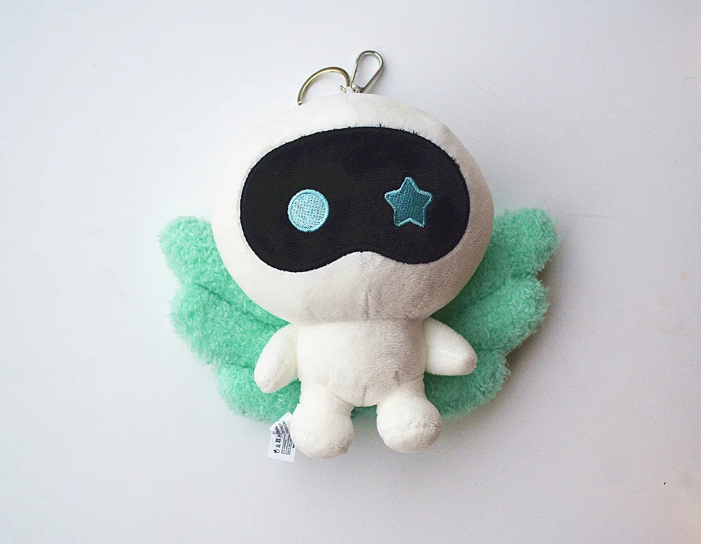 Korea Wootteo Plush Toy – Kawaii Astronaut Wings Stuffed Doll Keychain for Backpack, JIN Design, Fan Gift