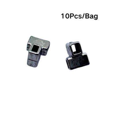 Orthodontic Lingual Button & Crimpable Hook Set – Metal Bondable Dental Traction Eyelets & Accessories for Dentistry Use