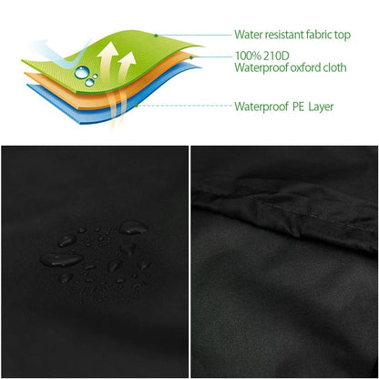 Outdoor Hanging Chair Cover: Waterproof Rattan Seat Protector with Zipper - Anti-UV Sun Protection for Garden Swing Egg Chairs