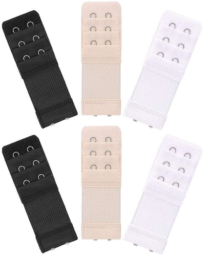 6PCS Women’s Bra Extender Strap Set – Adjustable Hook Extension for Bras, Underwear & Intimates Accessories
