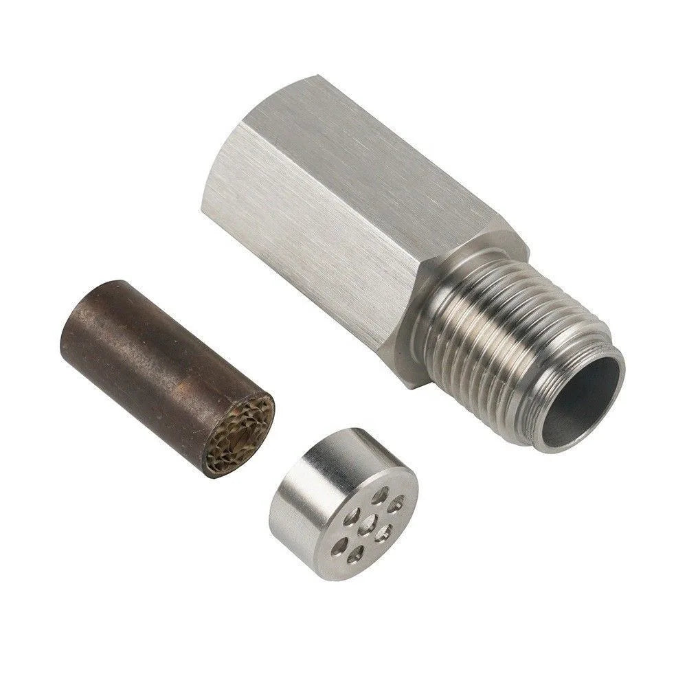 M18X1.5 Oxygen O2 Sensor Spacer Adapter – Universal Stainless Steel Extension Filter for CEL & Check Engine Light