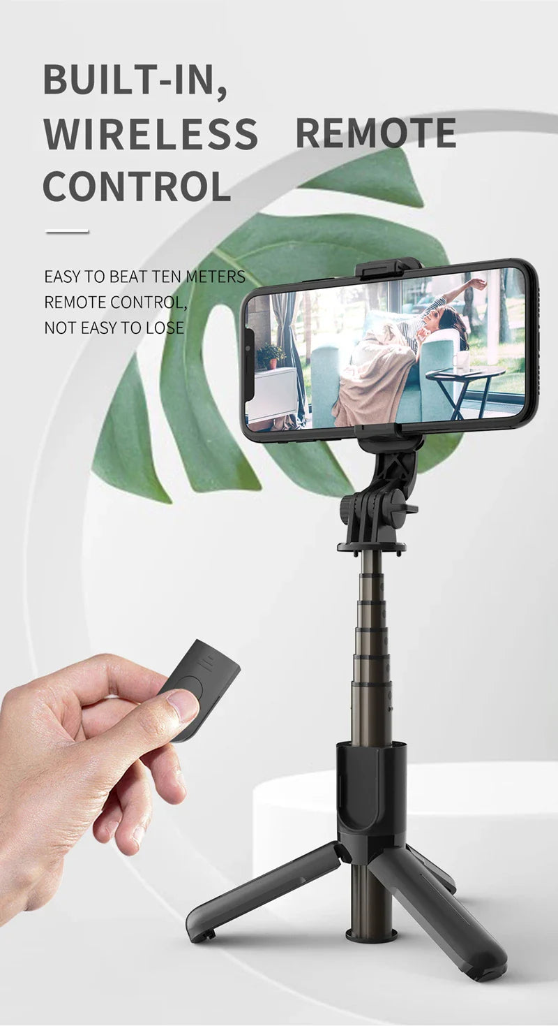 VRIG TP-08 TP-06 Aluminum Alloy Tripod Selfie Stick – 360° Rotatable with Cold Shoe Mount & 1/4" Screw, 1.5kg Load Capacity