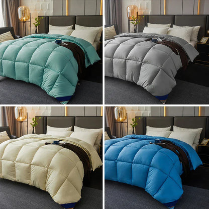 Warm Winter Thick Quilts – Down Filling Comforter for Single, Double & Couple Beds, 150x200cm