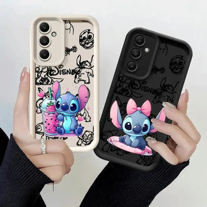Disney Stitch TPU Silicone Phone Case — Soft Cartoon Cover for Samsung Galaxy A15/A25/A35/A52/A52s/A53/A54/A55/A71/A72/A73 5G