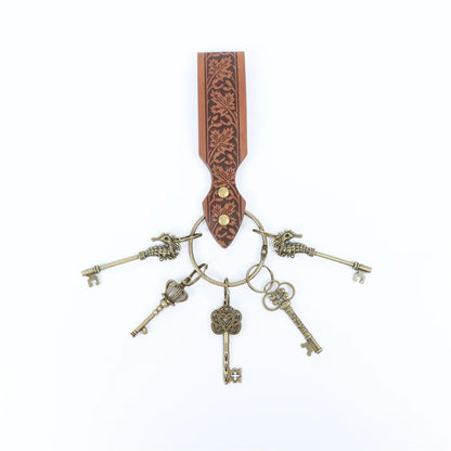 Medieval & Renaissance Cosplay Belts – Retro Metal Rings and Keychain Accessories