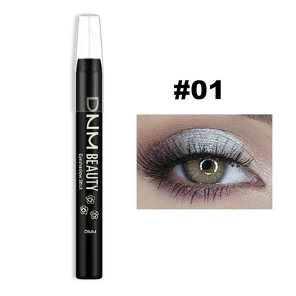 16-Color Pearlescent Eyeshadow Sticks – High Pigment Waterproof Glitter Eye Makeup Pencil, Long-Lasting & Smudge-Proof