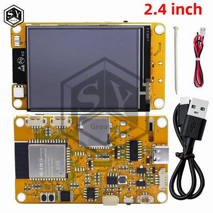 2.4/2.8/3.5" TFT Touch Screen with ESP32-WR-00M Development Board – ST7789/ST7796U WiFi & Bluetooth for Arduino