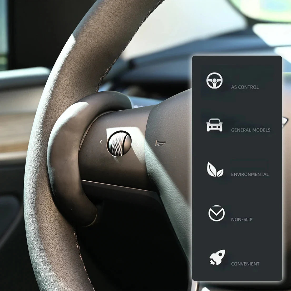 Car FSD Assisted Driving Counterweight for Tesla Model 3 & Model Y (2016-2022): Enhance Autopilot Experience with this Assistance Artifact - AP Compatibility!
