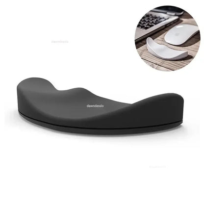 Ergonomic Silicone Gel Mouse Pad with Wrist Support – Non-Slip Wrist Rest Mat for Office & Gaming PC Use