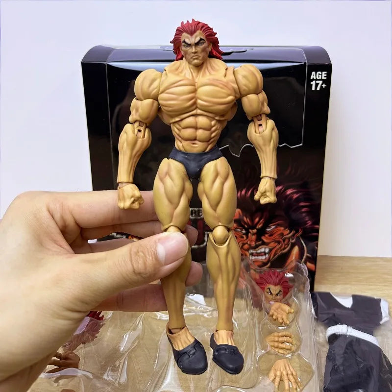 ST Baki Hanma Son of Ogre Action Figure – Hanma Yuujiro PVC Fighting Anime Model Toy Collection Gift