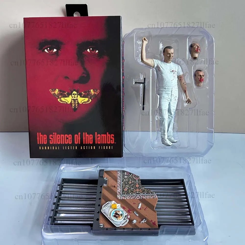 NECA Hannibal Lecter Action Figure – Silence of the Lambs Jailbreak Movable Collectible Toy