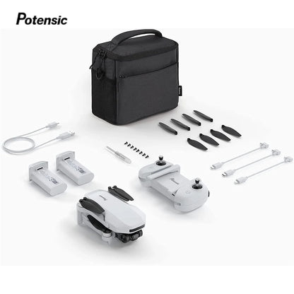Potensic ATOM SE Drone — Under 249g GPS, Auto Return, Single-Axis Gimbal, EIS, 4KM Waypoint & Follow Me