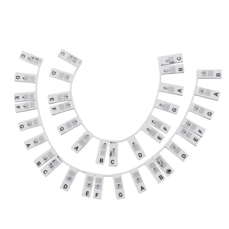 Miwayer Removable Piano Keyboard Stickers – Note Labels for 88/61 Keys, Learning Guide for Beginners
