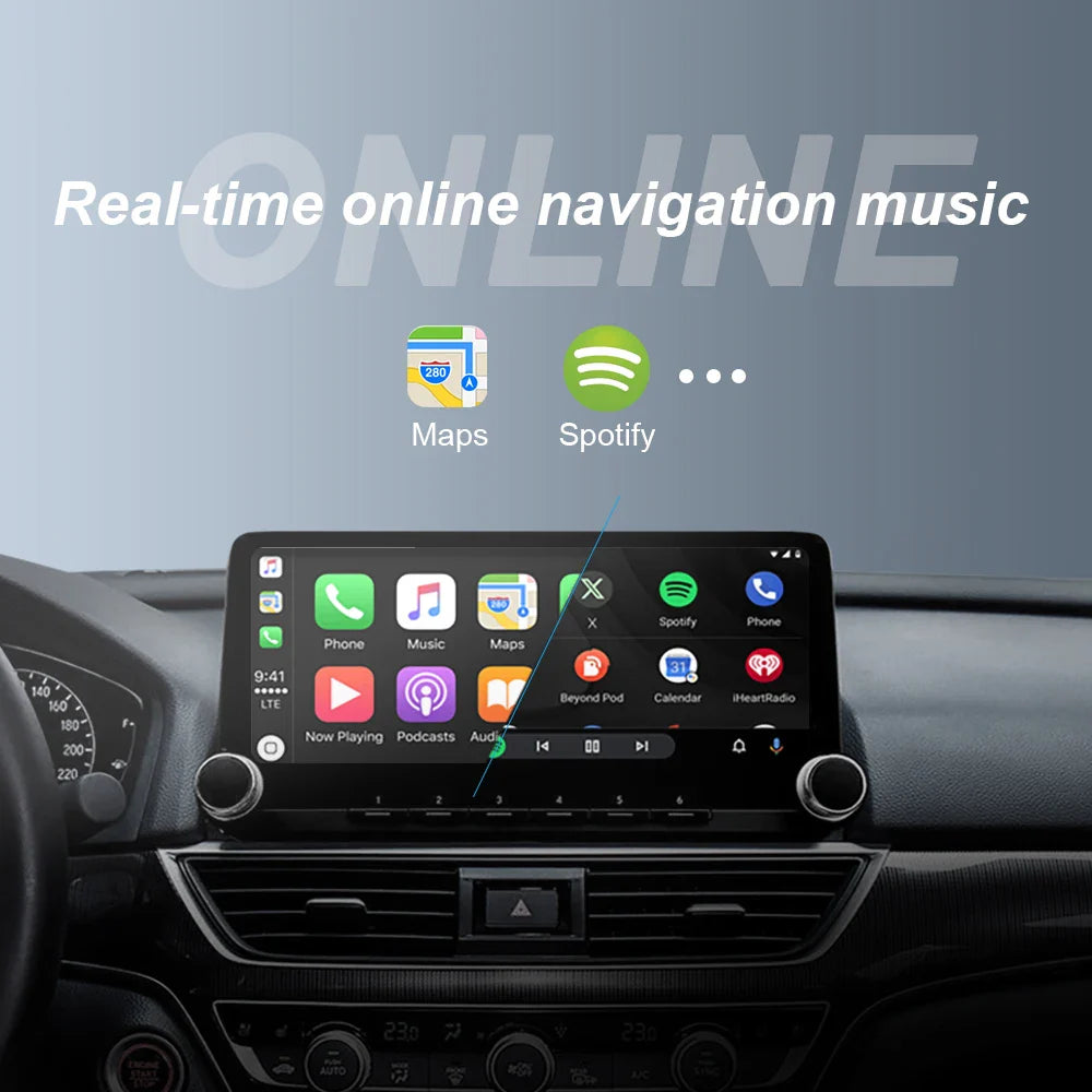 NEW 2-in-1 Mini Wireless CarPlay & Android Auto Adapter – Wired to Wireless Plug & Play for 99% OEM Cars