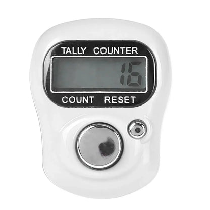 Mini Finger LCD Electronic Counter — Digital Counting Tool (0-99999) for Sewing, Knitting & Weaving