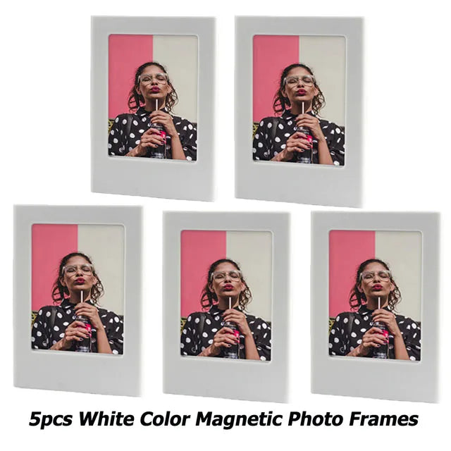 3-Inch Magnetic Photo Frames for Fujifilm Instax Mini – Compatible with Mini 12/11/Evo/40/7+/25/90/99/SE/Link2/3 Film