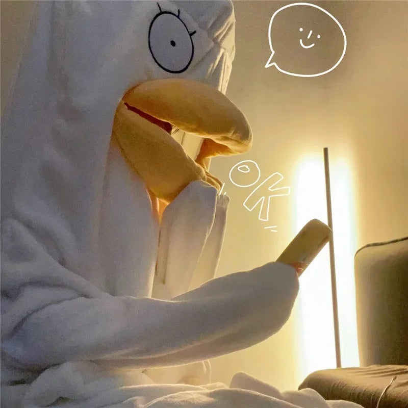 Gintama Elizabeth Cartoon Pajamas – Funny Cosplay Sleep Blanket Nightgown with Shoes for Men & Women, Plus Size Anime Costume