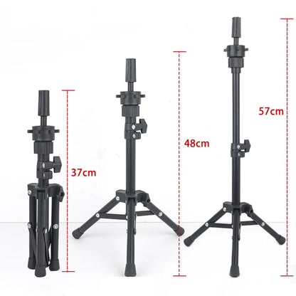 150cm Wig Stand Tripod – Mannequin Head Holder for Hairdressing, Training, and Clamp Stand