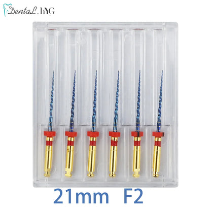 Dental SX-F3 Blue Nitinol Rotary Files – Endodontic Root Canal Engine Tool for Dentistry