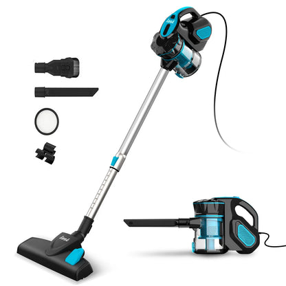 INSE I5 Corded Vacuum Cleaner – 18Kpa Powerful Suction, 600W Motor, Stick & Handheld for Home, Pet Hair & Hard Floors