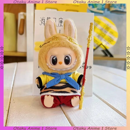 Cartoon Labubu Cute Minions Wukong DIY Outfit – Mini Vinyl Doll Clothing Set & Kawaii Accessories Gift