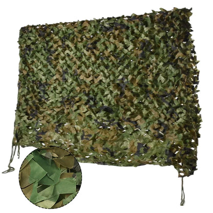 4Mx5M/4Mx6M Hunting Camouflage Net - Woodland Camo Shade Shelter for Camping, Vehicles, Privacy & Outdoor Use