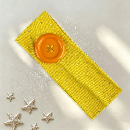 Retro Polka Dot Button Headband - Y2K French Style Cute Sweet Hair Accessory
