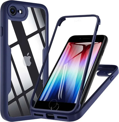 360° Full Body iPhone Case - Double-Sided Screen Protector Cover for iPhone SE 2020, SE 2022, 8 & 7