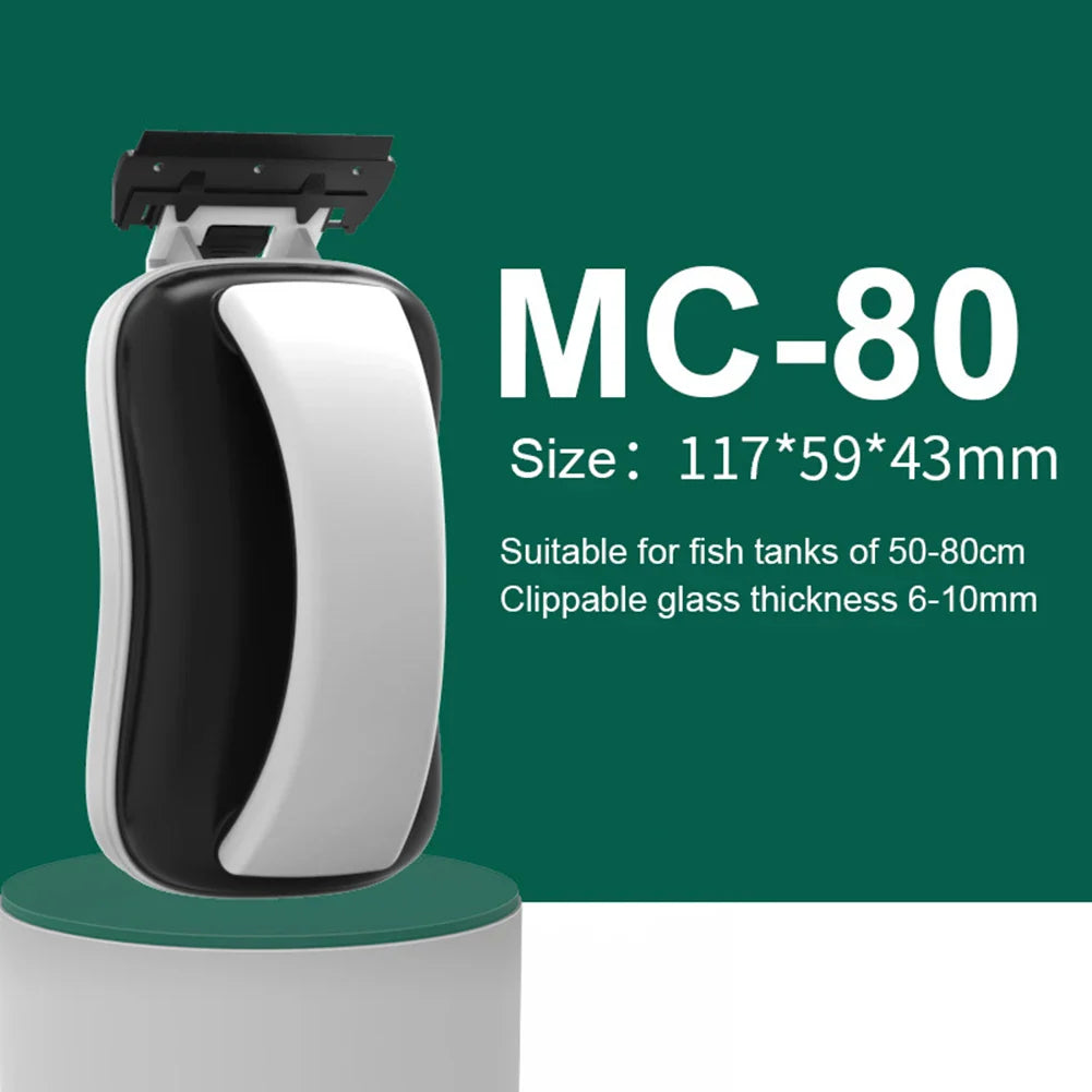 Aquarium Glass Algae Scraper – Magnetic Floating Fish Tank Cleaner Brush