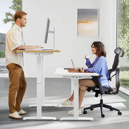 Height-Adjustable Standing Desk – Smart Motion Computer Desk for Study, Gaming, and Office Use