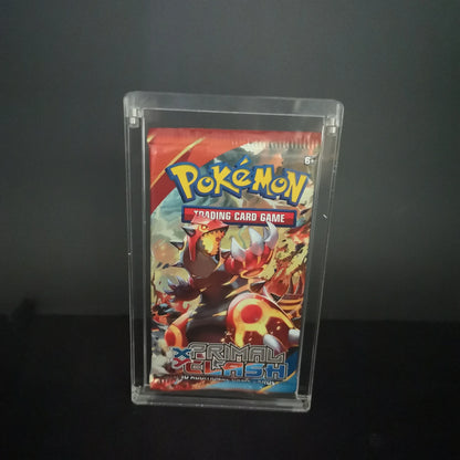 Clear Acrylic Booster Card Display Case – Protective Trading Card Pack Frame Holder for Pokémon Box Storage & Showcase