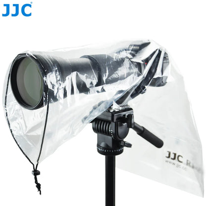 JJC 2-Pack DSLR Camera Rain Cover – Waterproof Protective Cover for Nikon, Canon, Sony & More with Lens Up to 18"