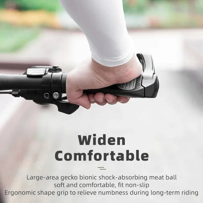 ODI New Arrival Mountain Bike Sheep Horn Grips - Shock and Dustproof Rubber Bicycle Handle with Bilateral Locking