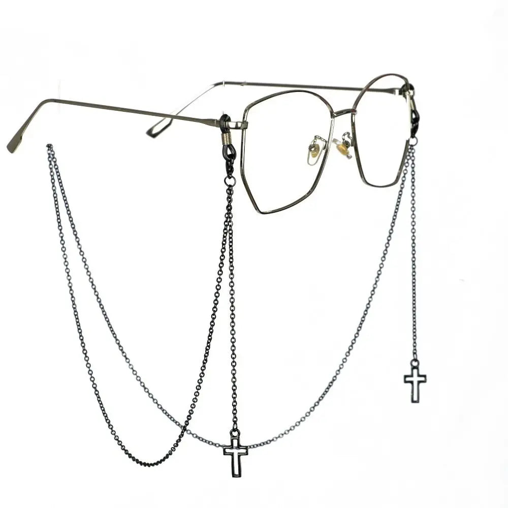 Women's Eyeglass Chain - Hollow Star & Pearl Beaded Lanyard for Sunglasses & Reading Glasses