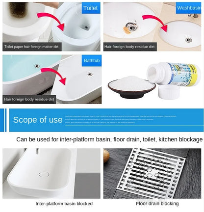 100g Powerful Sink Drain Cleaner – High-Efficiency Clog Remover, Kitchen Sewer & Pipe Cleaning Powder