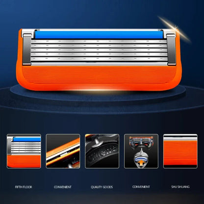 Gillette Fusion 5 Razor Blade Refills - 5-Layer Manual Shaving Head for Men's Face Care and Beard Removal