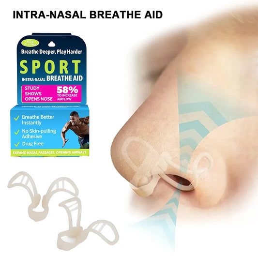 Snore Stopper Nasal Dilator - Silicone Anti-Snoring Nose Clip to Increase Airflow and Improve Sleep Quality