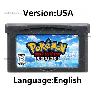 GBA 32-Bit Game Cartridge | Pokemon Series Yellow Sword Shield Arceus Legend Console Card