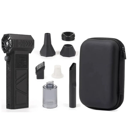 Jet Dry Mini Blower 2024 Upgraded Model – 2 in 1 Powerful Handheld Vacuum Cleaner & Violent Fan Jet Blower, Portable Mini Design