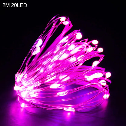 2M 20LED Santa Claus & Snowflake Light String – Christmas Decoration for Home, Xmas Tree, Kids Gift, and New Year 2025