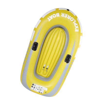 PVC Inflatable Kayak – 2-Person Canoe for Rowing, Fishing, Drifting & Diving Air Boat