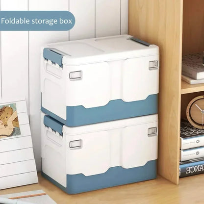 Extra Large Foldable Storage Box with Lid — Book, Snack, Toy, and Classroom Organizer for Home & Living Room