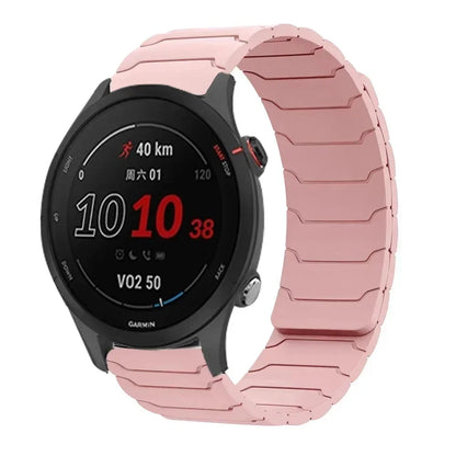 22mm Magnetic Silicone Watch Strap for NORTH EDGE APACHE-46 – Sport Replacement Wristband Bracelet Accessories
