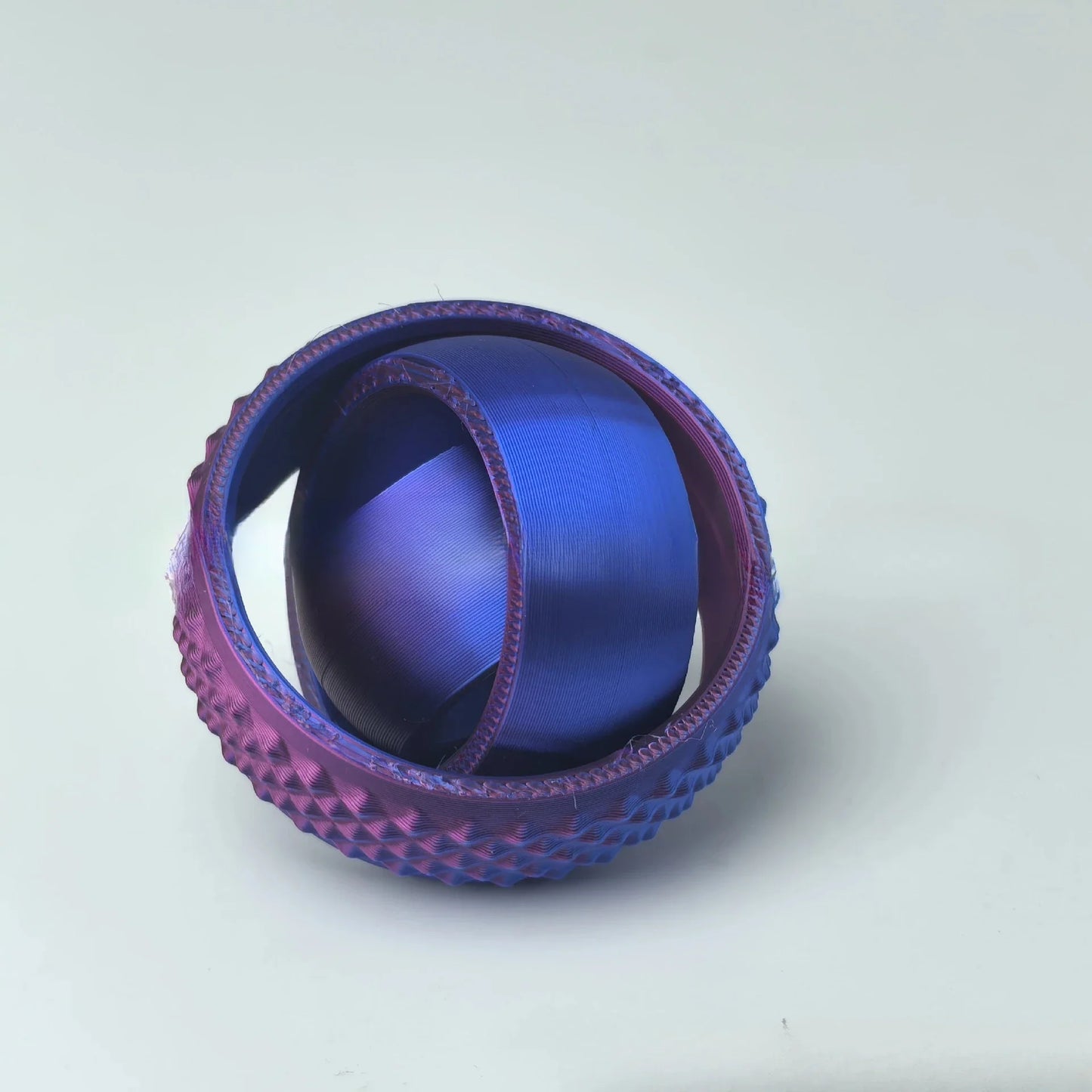 3D Printed O-Shaped Rotating Fingertip Gyroscope Toy – Anxiety Relief & Stress Decompression