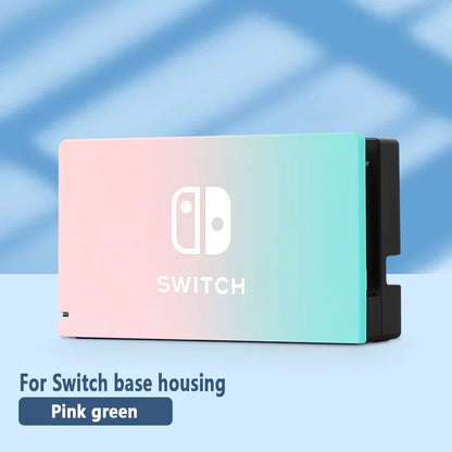 Protective Case & Film for Nintendo Switch – Rocker Cap Handle, Hard Base Cover with Skin-Friendly Gradient Design