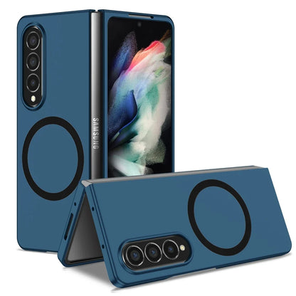 Magnetic Wireless Charging Case - Anti-Fingerprint Shockproof Magsafe Cover for Samsung Galaxy Z Fold 6/5/4/3